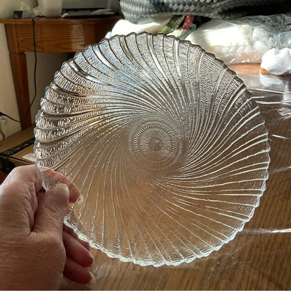 Vintage ARCOROC Seabreeze Swirl 7½” Salad Sandwich Dessert Plates Set Of 4 - Picture 2 of 7